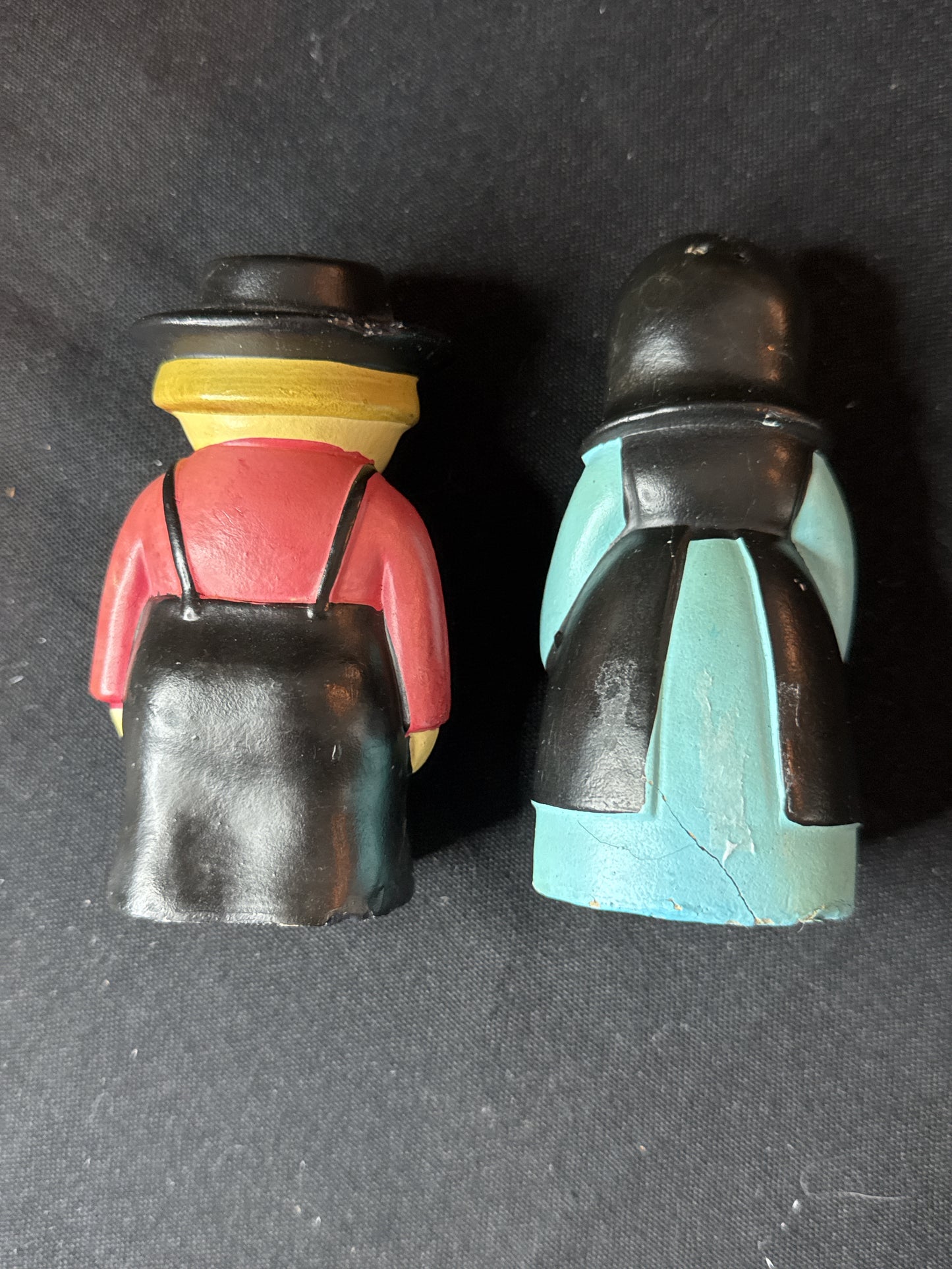 Brinns Pittsburgh Amish Pilgrim People Man/Woman Salt & Pepper Shakers Made in Japan