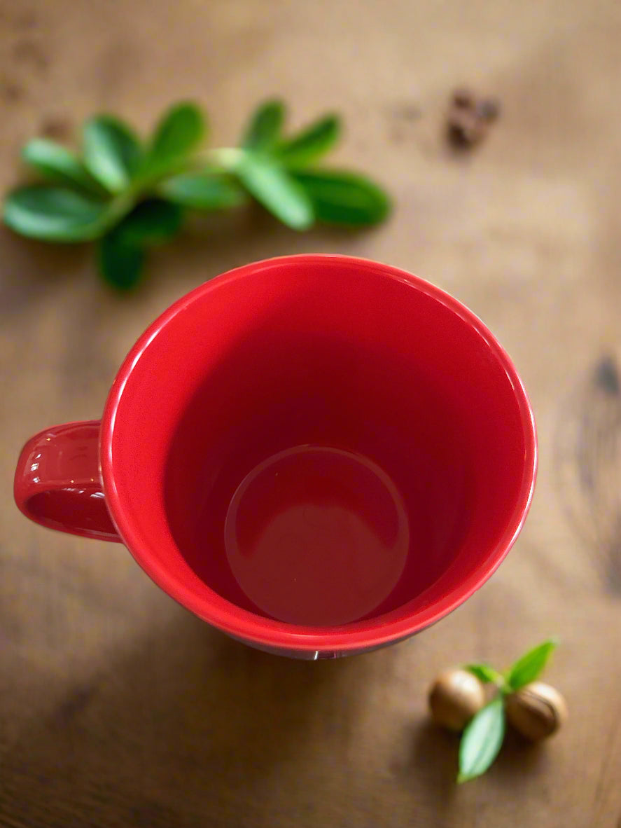 Starbucks Coffee Mug Cup Red Holiday Christmas 2022 12oz Ceramic Logo Red/Black Swirl