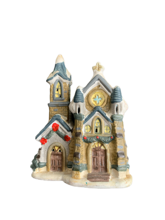 Cobblestone Corners 2001 Collectible Christmas Village Church