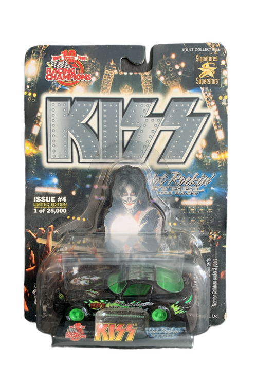 Kiss 1998 Racing Champions Hot Rockin' Steel Die Cast Peter Criss Car Cat Man 1:64