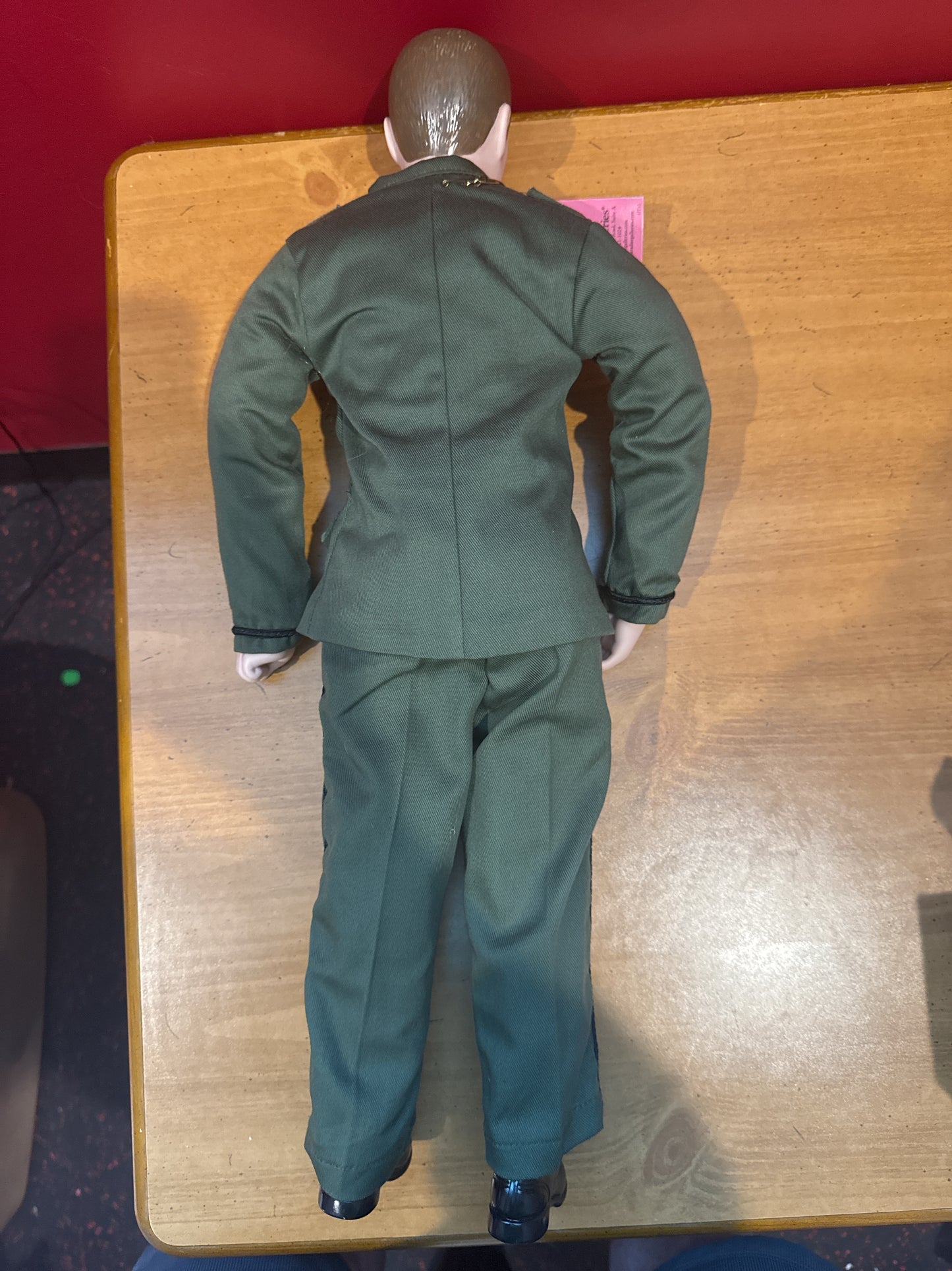 Army Soldier Designer Porcelain Doll Sandra Bilotto 20" Tall #797 Green Uniform No Hat