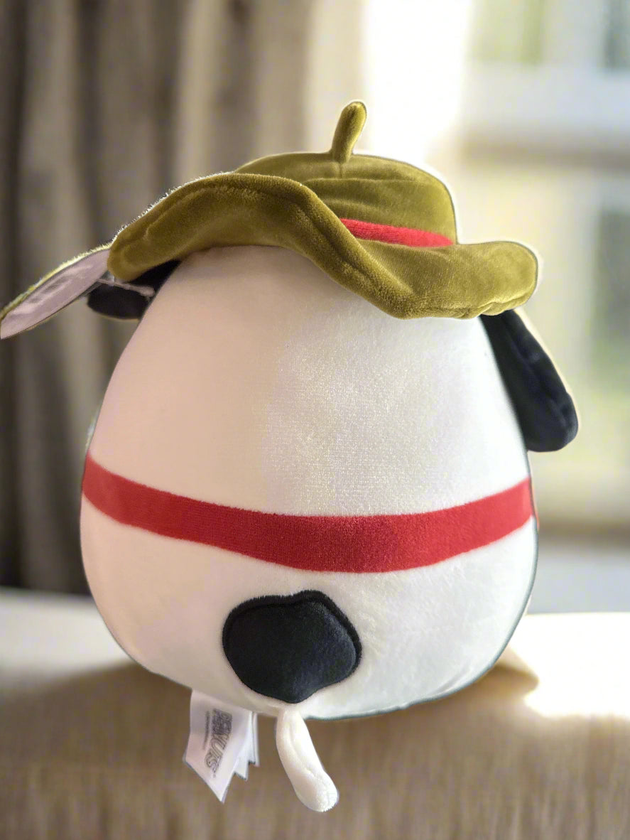 Squishmallow 8" Peanuts Snoopy Plush in Beagle Scouts Outfit New With Tags