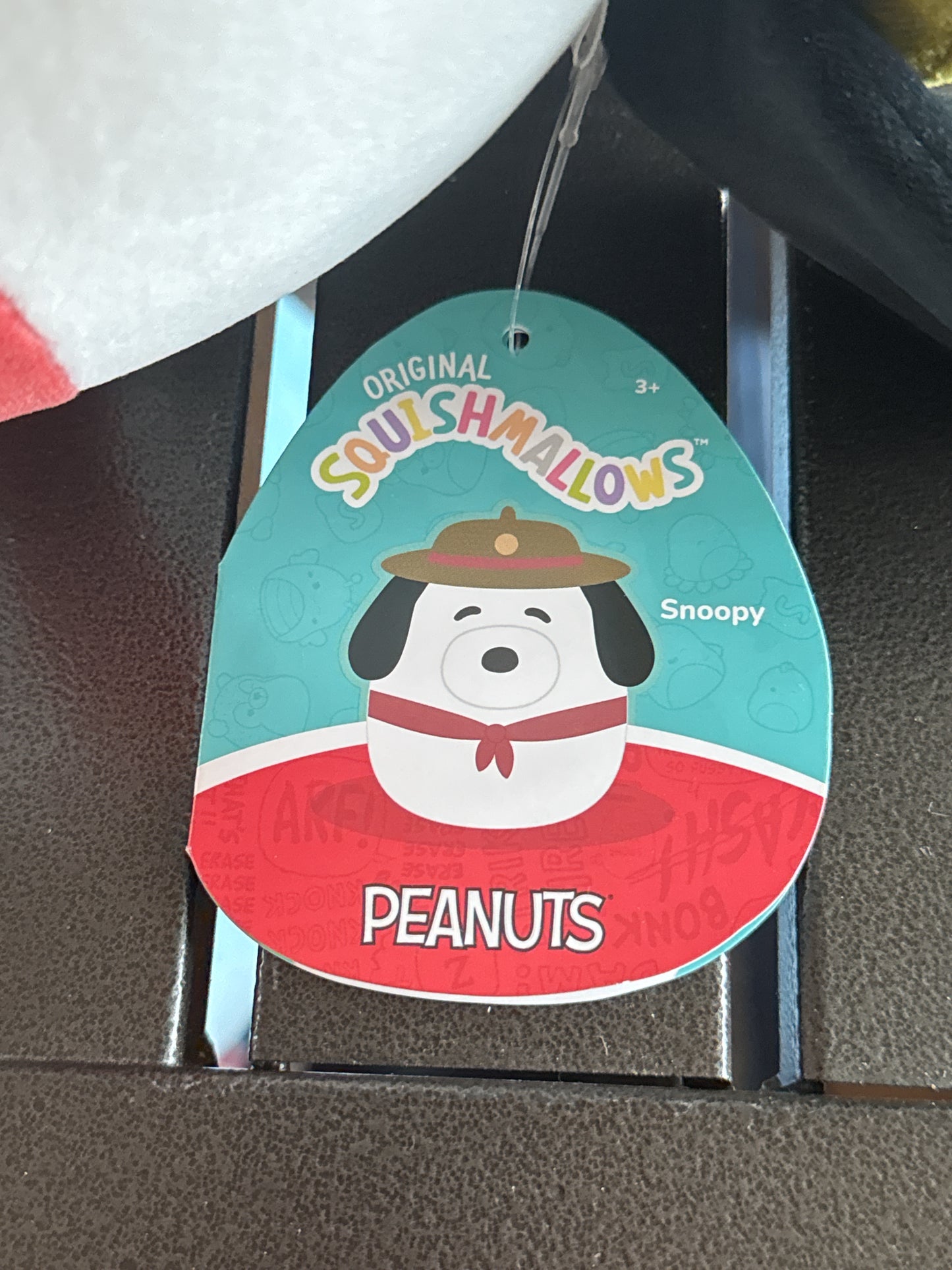 Squishmallow 8" Peanuts Snoopy Plush in Beagle Scouts Outfit New With Tags