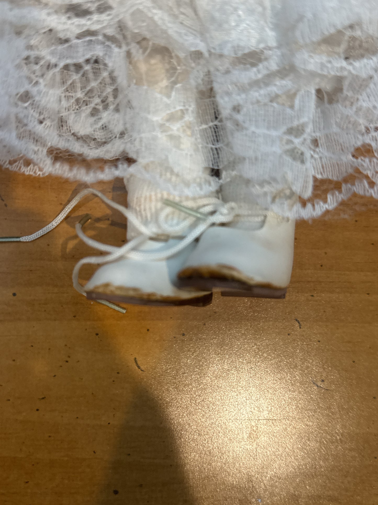 Ashley Belle Porcelain Collectible Bride Doll 16" Tall Closed Eyes Ready For Kiss Hand Sewn