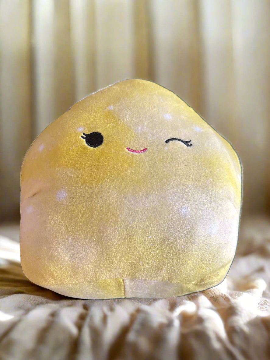 Squishmallows 8" Star Plush Estrella, TieDye Yellow New With Tags