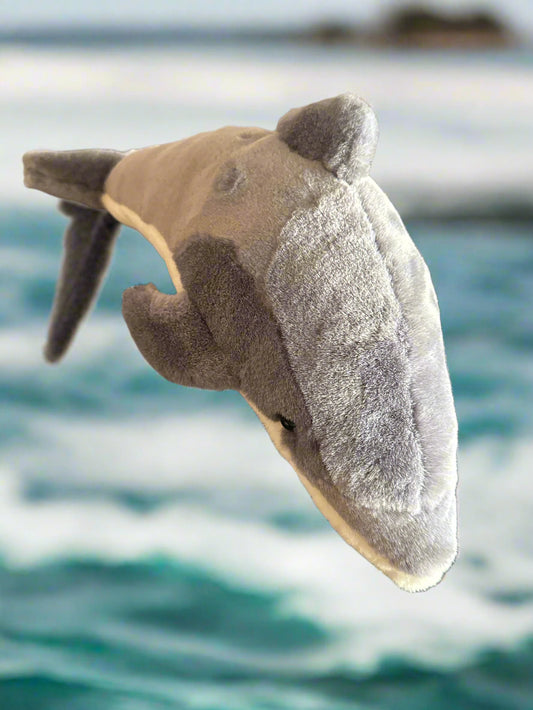 Nanco Wildlife Dolphin Gray & White Plush 8" New with Tags
