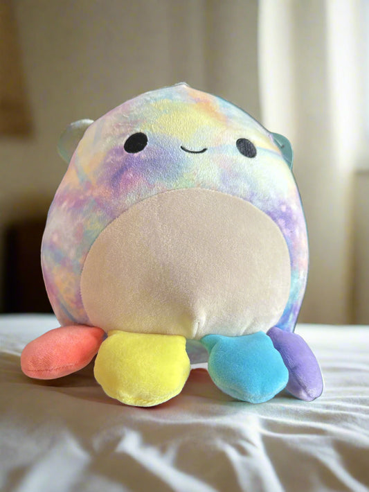 Squishmallows Pedi The Octopus 8" Plush Rainbow TieDye New With Tags