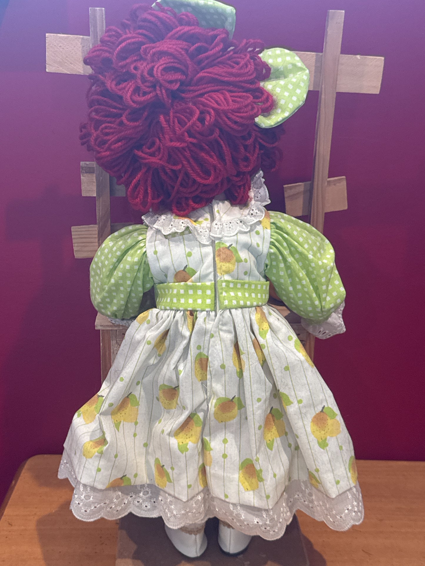Seymour Mann American Sweethearts Porcelain Collectible Doll Raggedy Ann Clown Lemonade