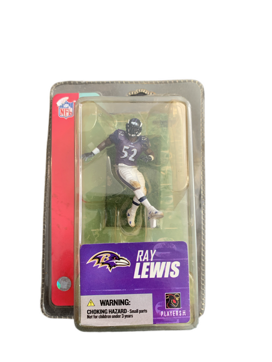 NFL McFarlane Sports Picks Series 3" Mini Ray Lewis #52 Baltimore Ravens Purple Jersey