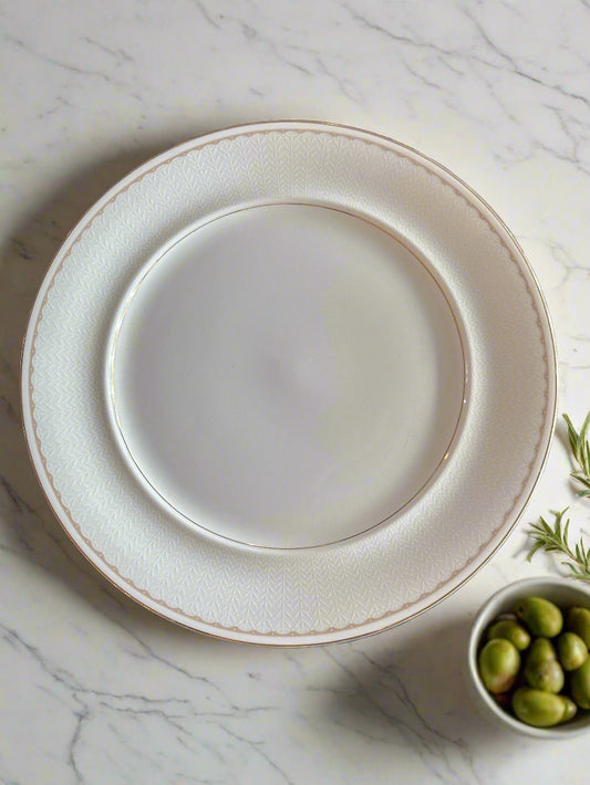 Mikasa Casa Blanca Chop Plate 12 3/8" Wide