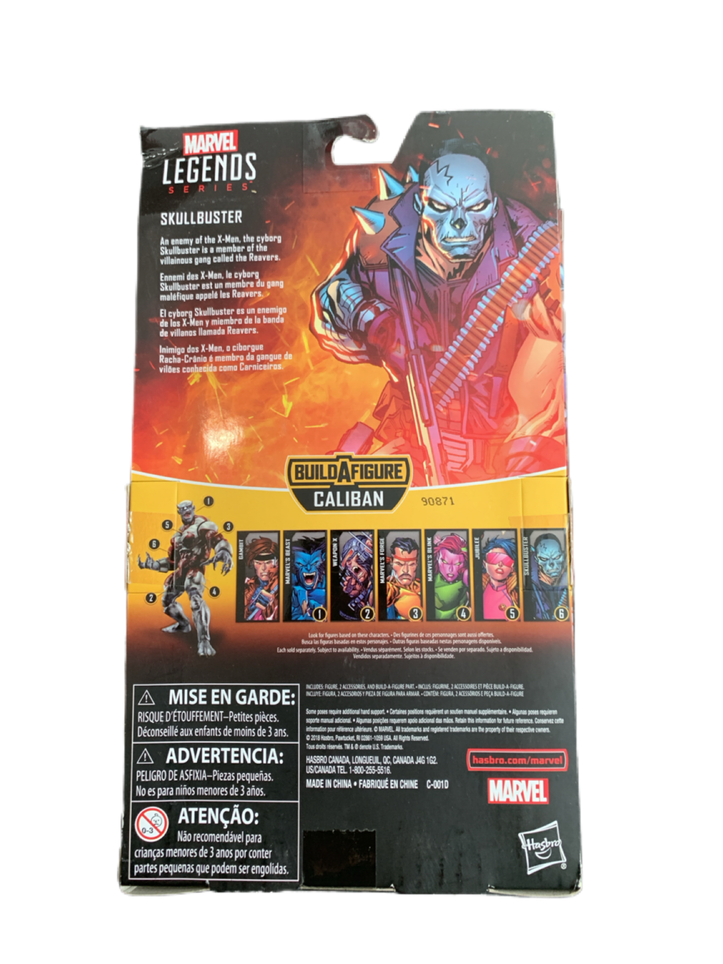 Marvel Legends X-Men Skullbuster Action Figure Caliban Sealed in Box