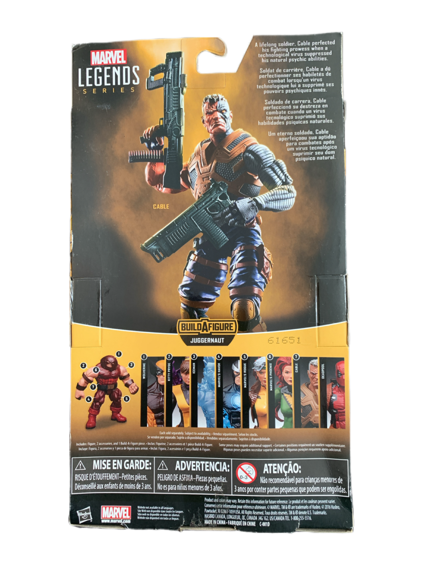 Marvel Legends X-Men Cable Action Figure Juggernaut Sealed in Box