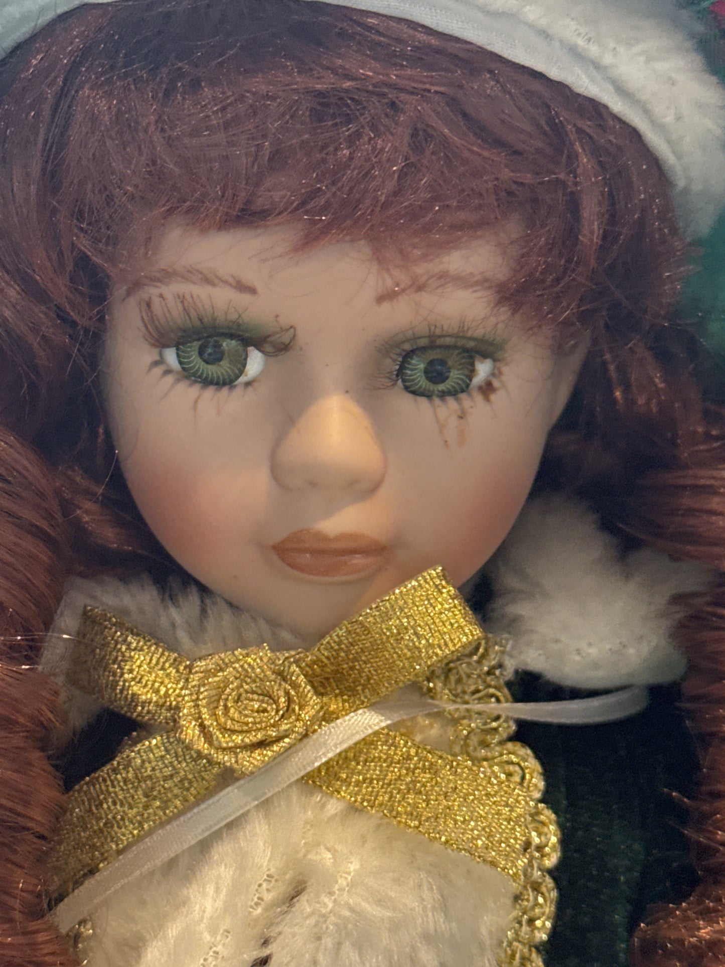 Porcelain Collector's Edition Emma Red Hair New in Box 17" Tall