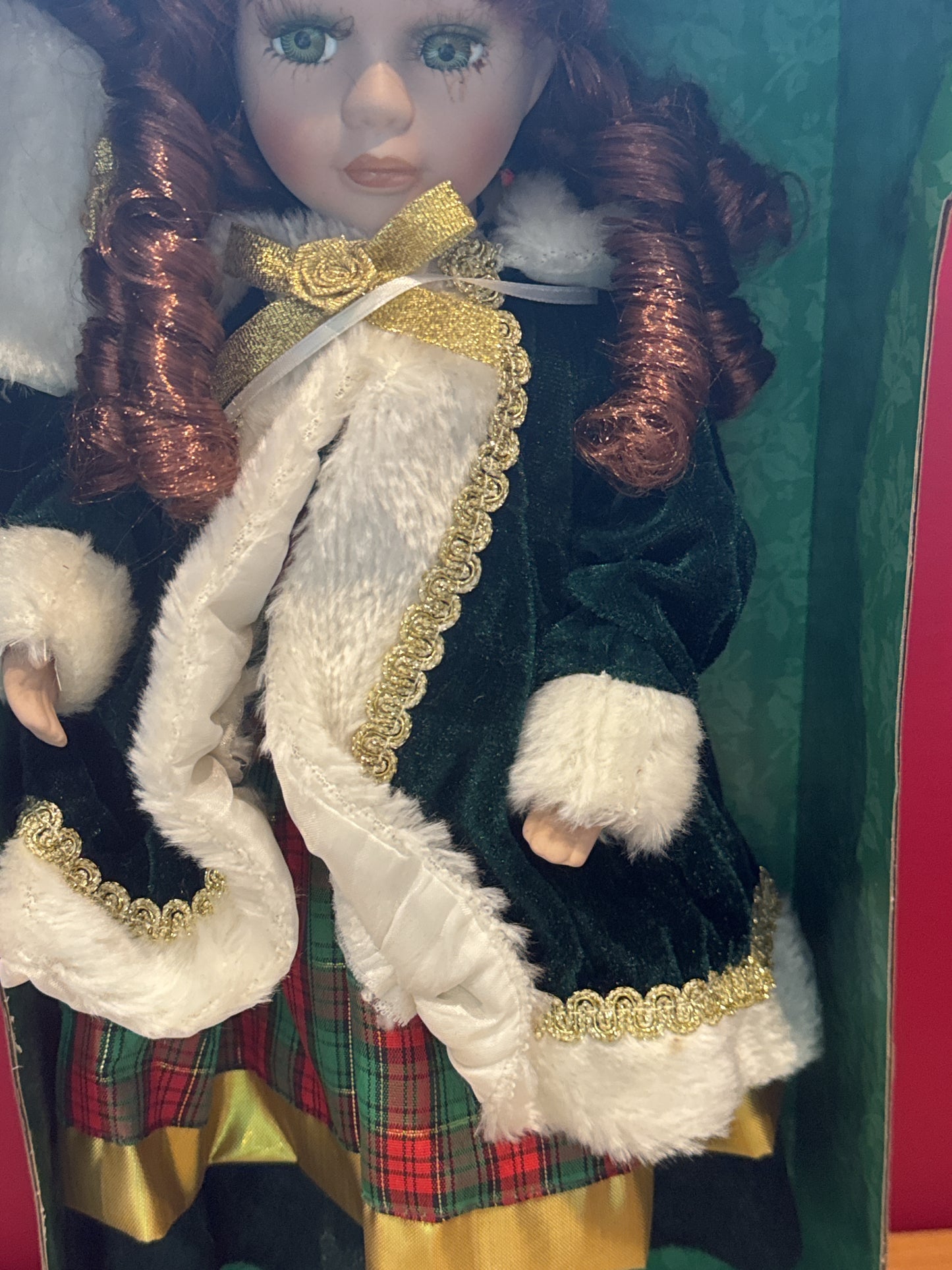 Porcelain Collector's Edition Emma Red Hair New in Box 17" Tall