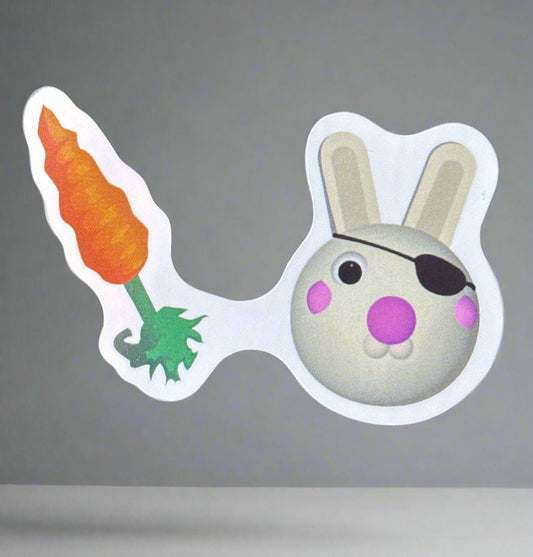 Roblox Bunny Sticker Perfect Condition Approx 2-3" In Size