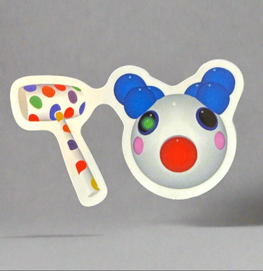 Roblox Clowny Sticker Perfect Condition Approx 2-3" In Size