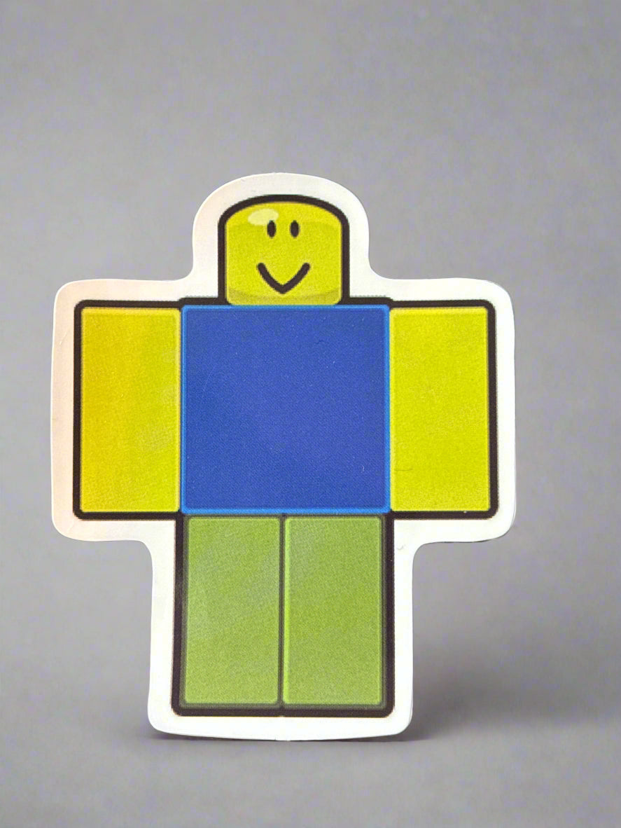 Roblox Noob Sticker Perfect Condition Approx 2-3" In Size