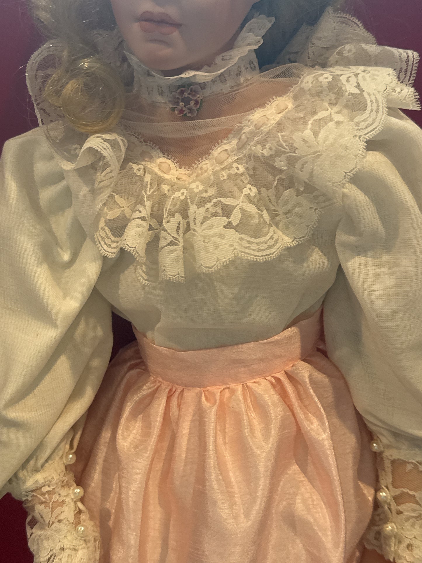 Karen McDonald Large 28" Tall Porcelain Collectible Doll World Gallery of Dolls 0063/2000