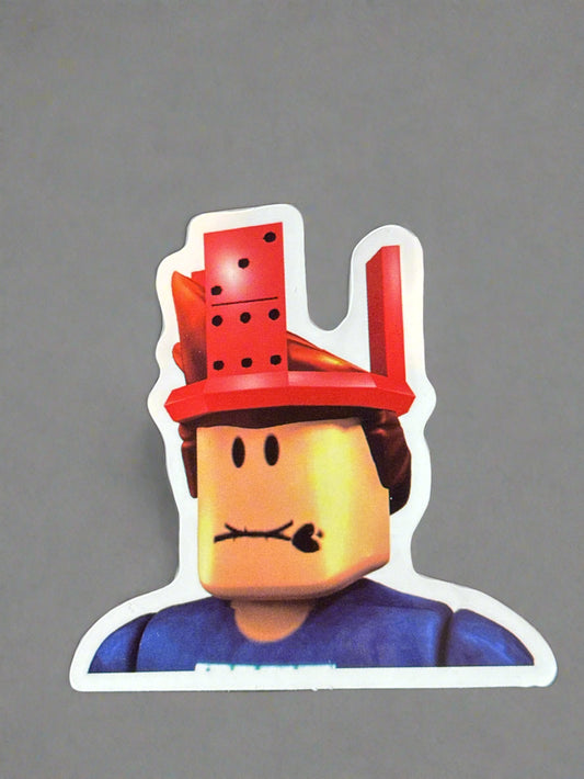 Roblox Player Domino Crown Sticker Perfect Condition Approx 2-3" In Size