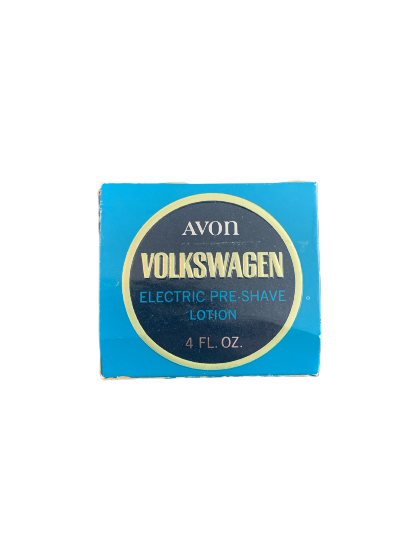 Avon Black Volkswagen VW Car Bottle Electric Pre-Shave Lotion 4 oz. Full