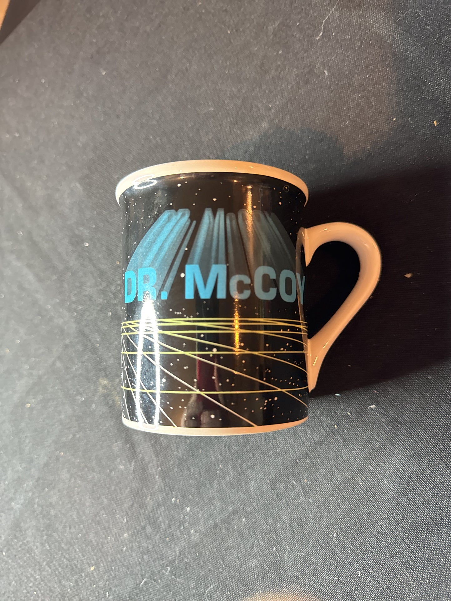 Star Trek Dr. McCoy Coffee Mug Cup Susie Morton Collection 1983 Vintage 3.75" Tall