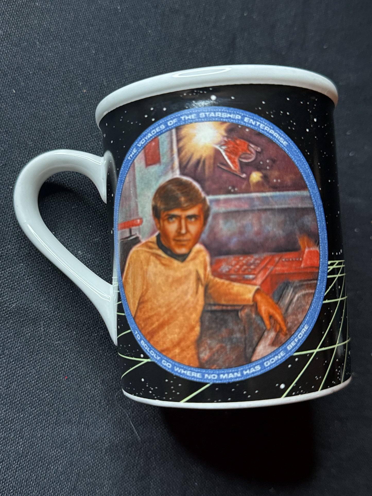 Star Trek Chekov Coffee Mug Cup Susie Morton Collection 1983 Vintage 3.75" Tall