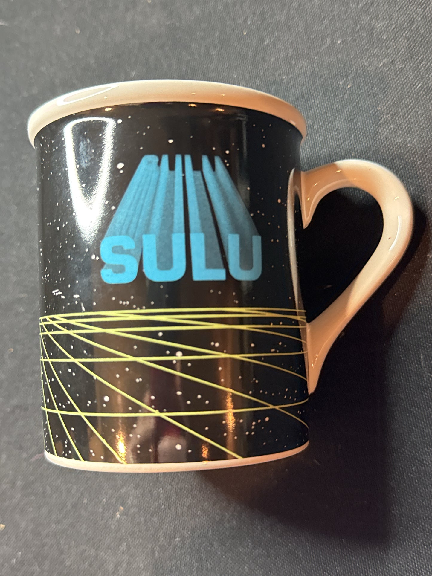 Star Trek Sulu Coffee Mug Cup Susie Morton Collection 1983 Vintage 3.75" Tall