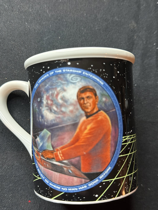 Star Trek Scotty Coffee Mug Cup Susie Morton Collection 1983 Vintage 3.75" Tall