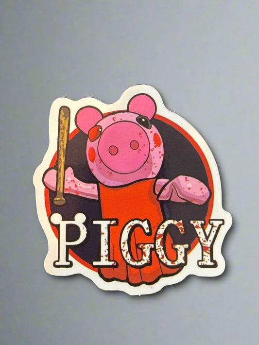 Roblox Piggy Sticker Perfect Condition Approx 2-3" In Size
