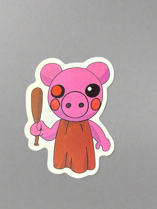 Roblox Piggy Sticker Perfect Condition Approx 2-3" In Size