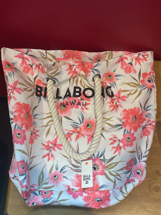 Women's XL 18" Billabong Beach Tote Hawaii New With Tags