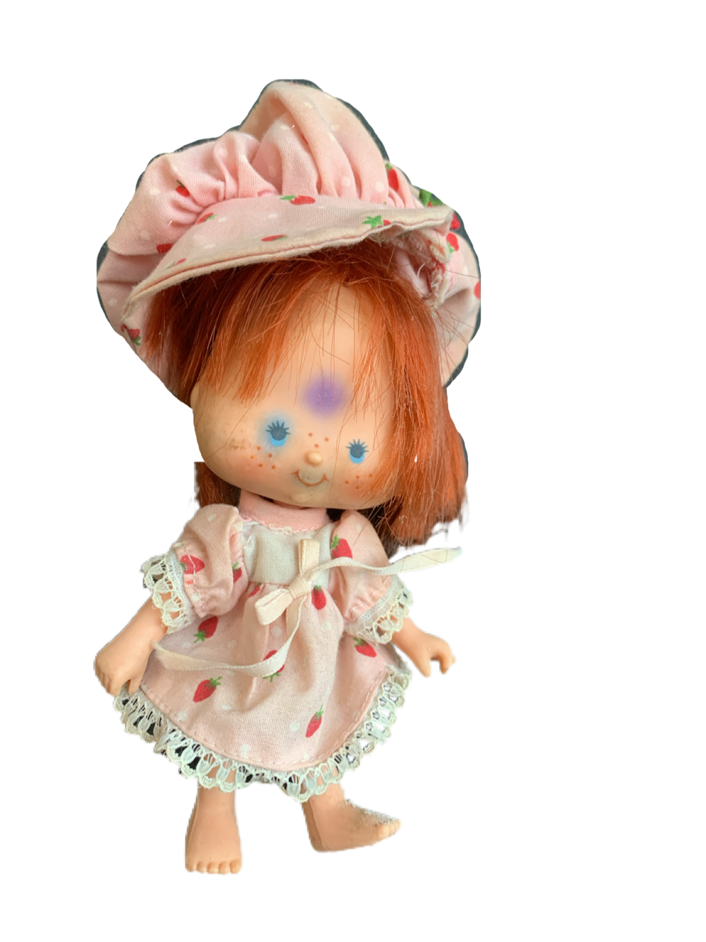 Strawberry Shortcake Vintage Doll 5" Tall