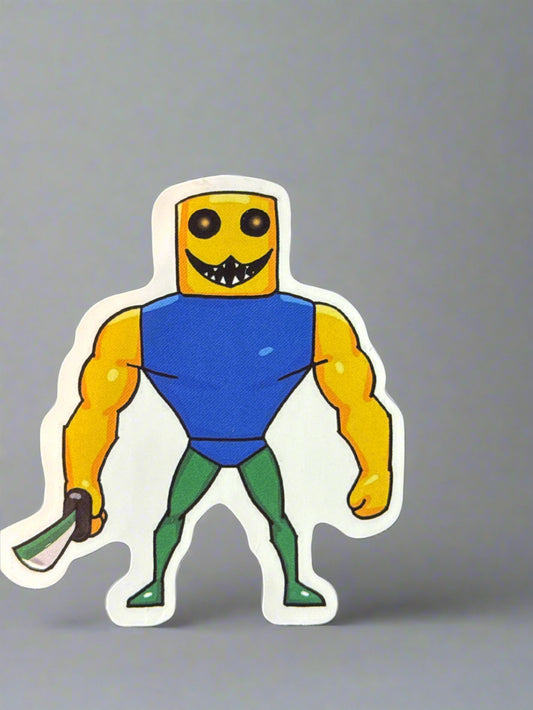 Roblox Noobius Sticker Perfect Condition Approx 2-3" In Size