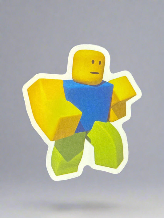 Roblox Noob Sticker Perfect Condition Approx 2-3" In Size