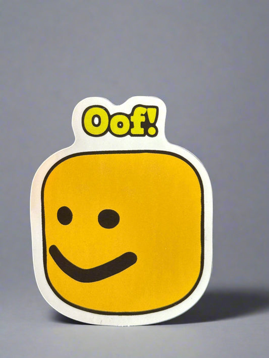 Roblox OOF Sticker Perfect Condition Approx 2-3" In Size