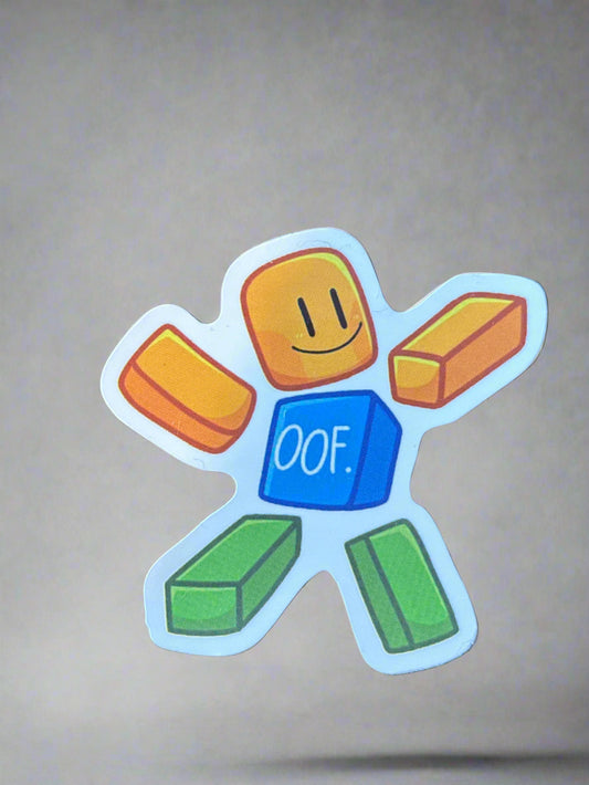 Roblox OOF Sticker Perfect Condition Approx 2-3" In Size
