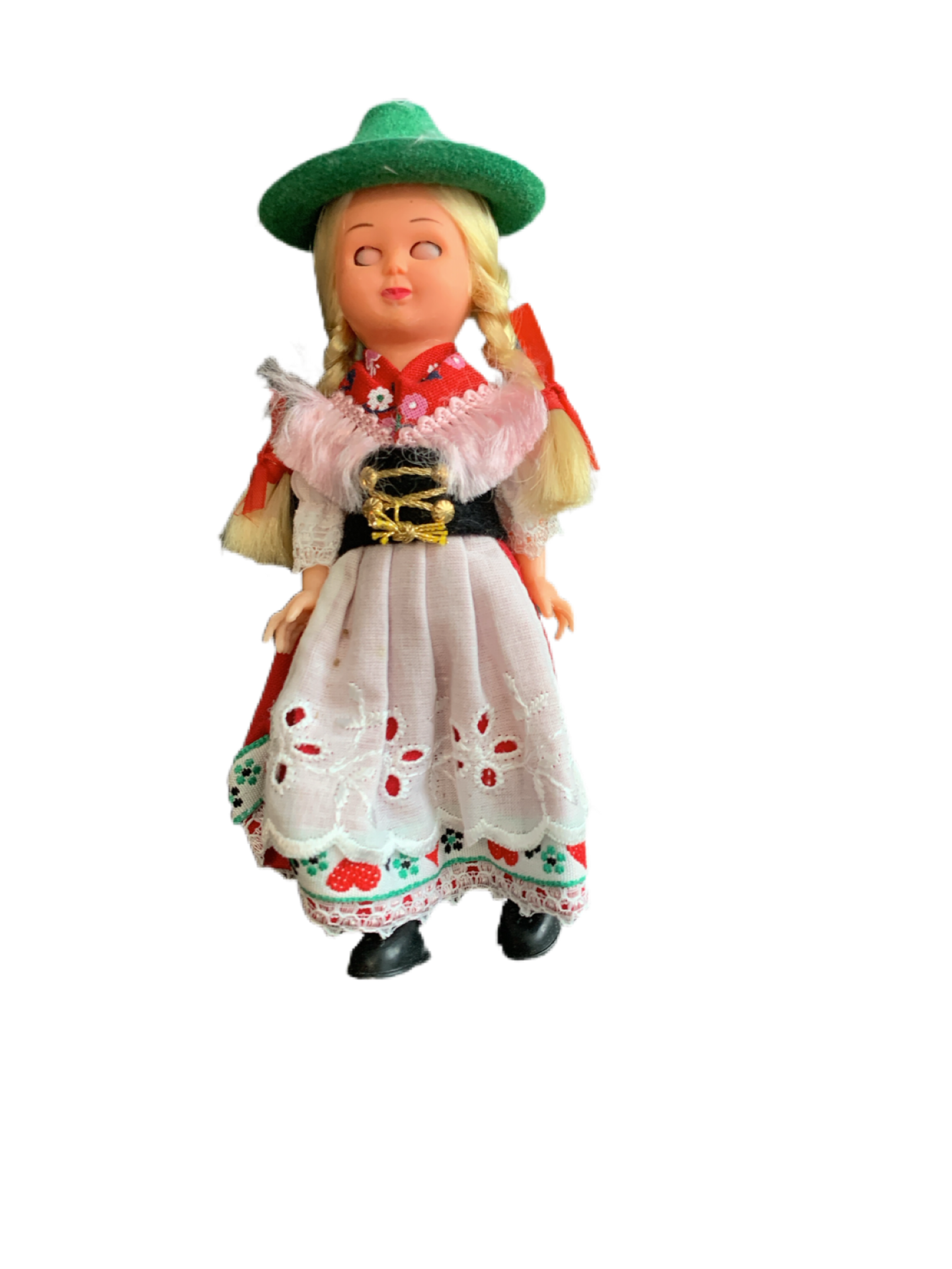 Schneider Heidi Souvenir Doll Sleep Eyes 5.5" Plastic Doll