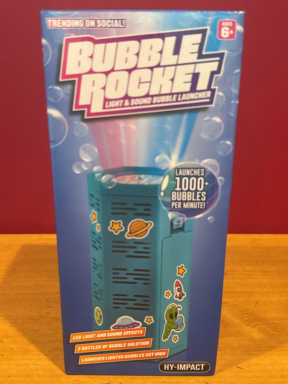 Hy-Impact Bubble Rocket With LED Lights & Sounds New in Box
