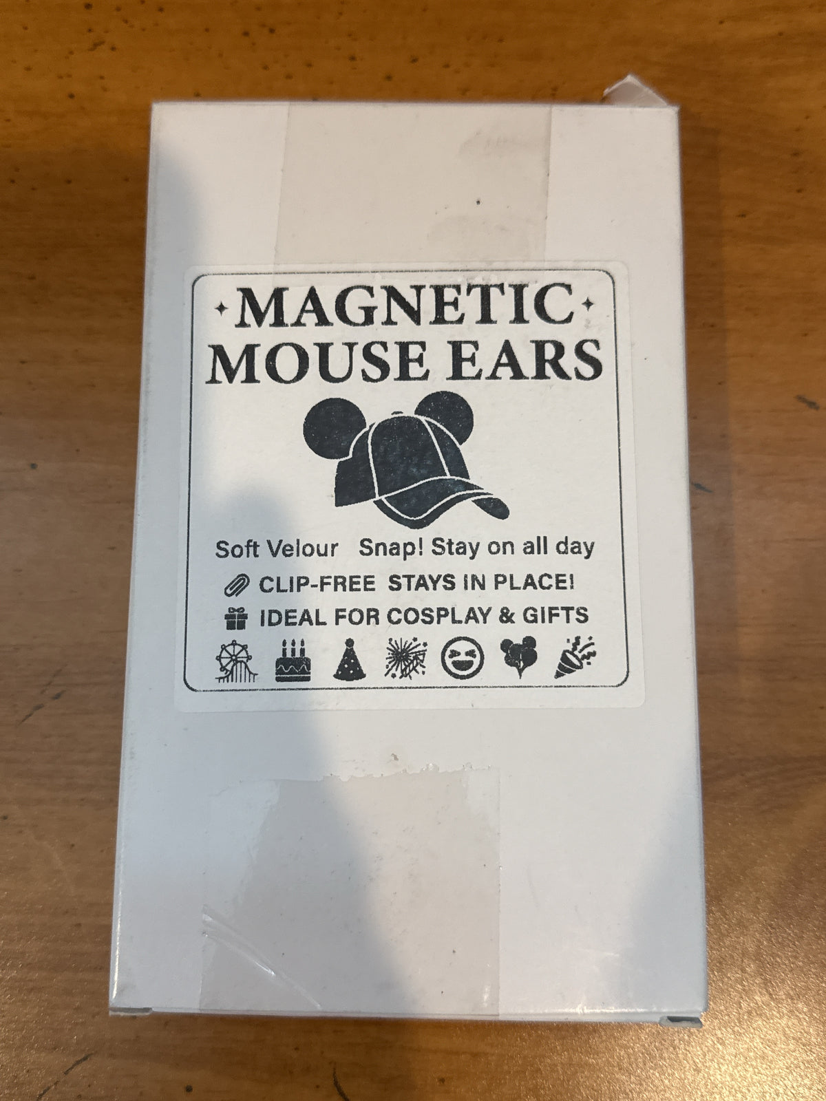 Magnetic Mickey Mouse Ears Attaches to Hats With Strong Magnets New