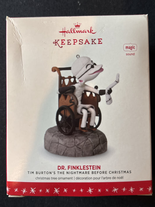 Hallmark Tree Ornament Nightmare Before Christmas Dr. Finklestein Holiday New in Box