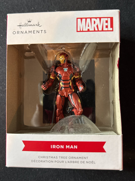 New Hallmark 2021 Marvel Iron Man 3" Resin Collectible Christmas Tree Ornament New in Box
