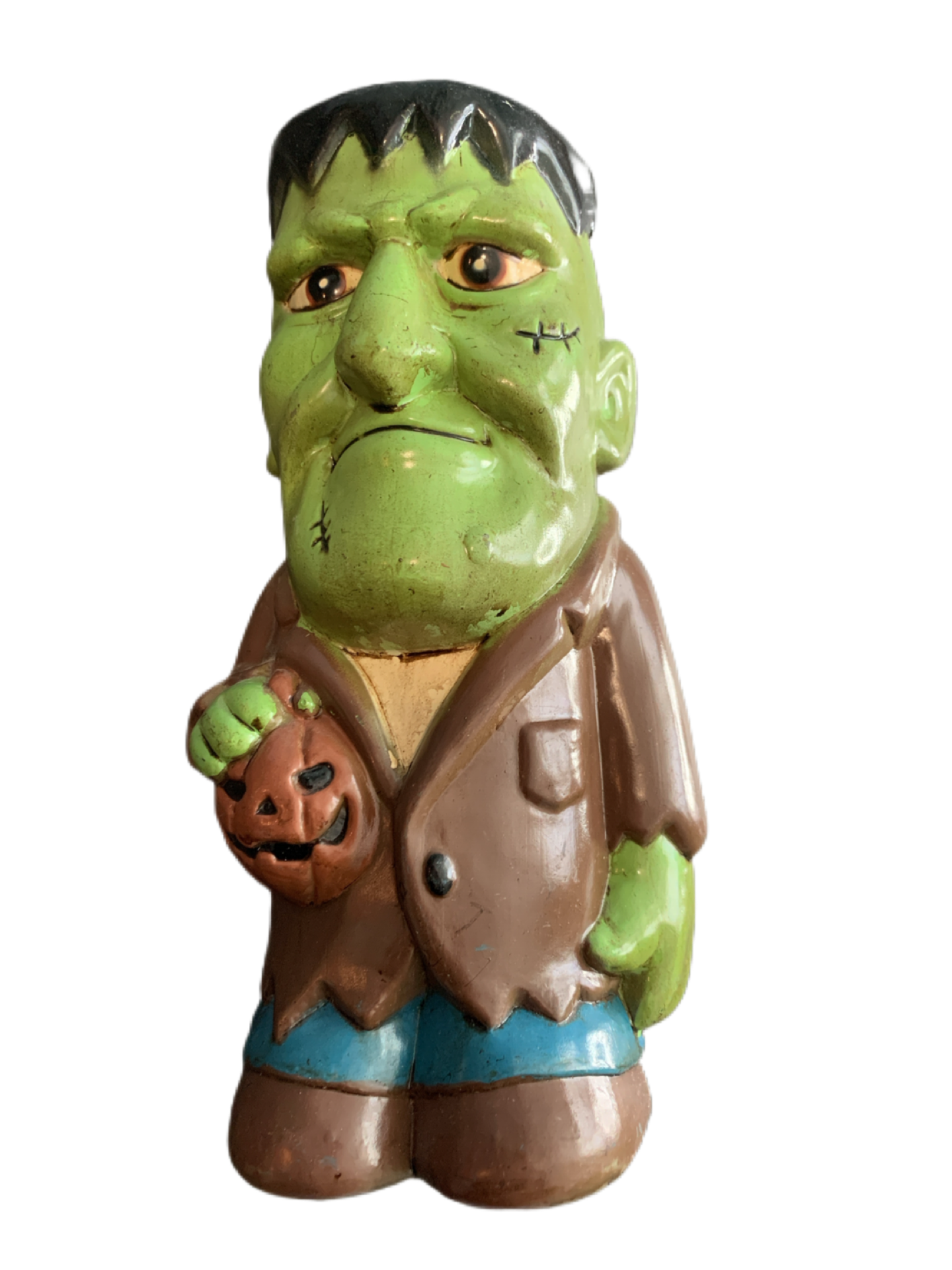 Halloween Dynagood 9" Witch and Frankenstein Blow Molds 2001
