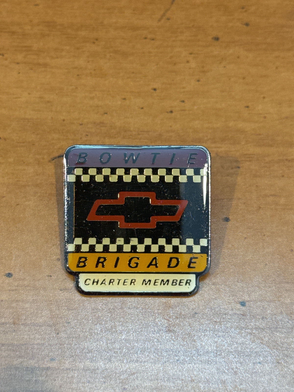 Chevy Brigade Charter Member Lapel Pin 1.5" Tall