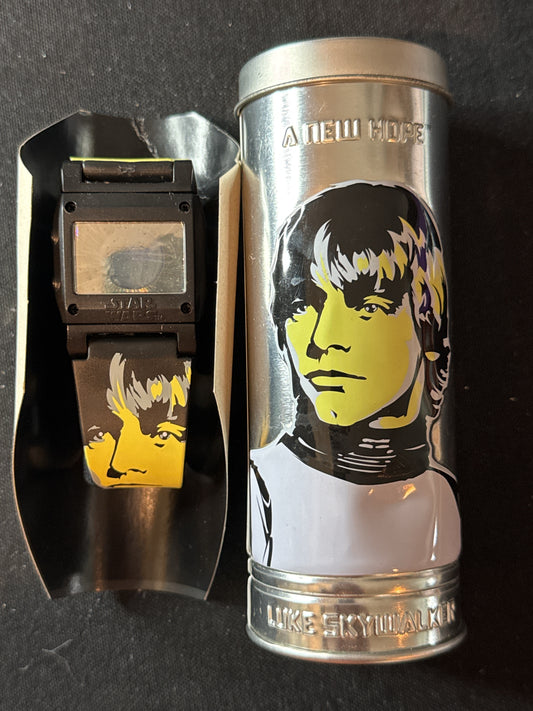 Star Wars Watch New Hope Burger King New In Tin 2005 Luke Skywalker Stormtrooper