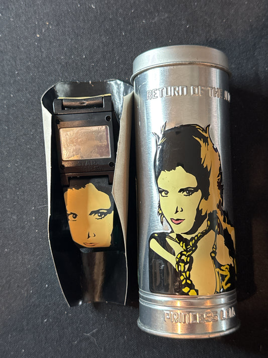 Star Wars Watch Return Of The Jedi Burger King New In Tin 2005 Princess Leia Jabba The Hut