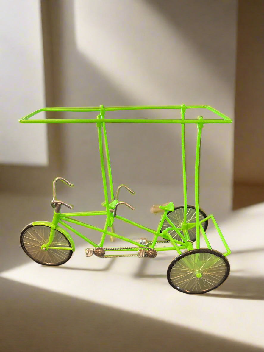 The Sunshine Family Surrey Cycle Tandem Bike (No Canopy) 1974 12.5" Long x 10" Tall
