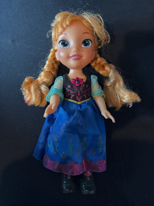 Disney Frozen Anna Sings & Talks Lights Up English & Spanish Selector Jakks Pacific 14" Tall