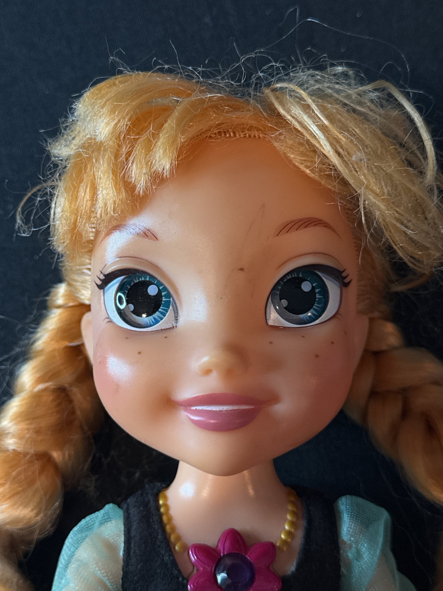 Disney Frozen Anna Sings & Talks Lights Up English & Spanish Selector Jakks Pacific 14" Tall