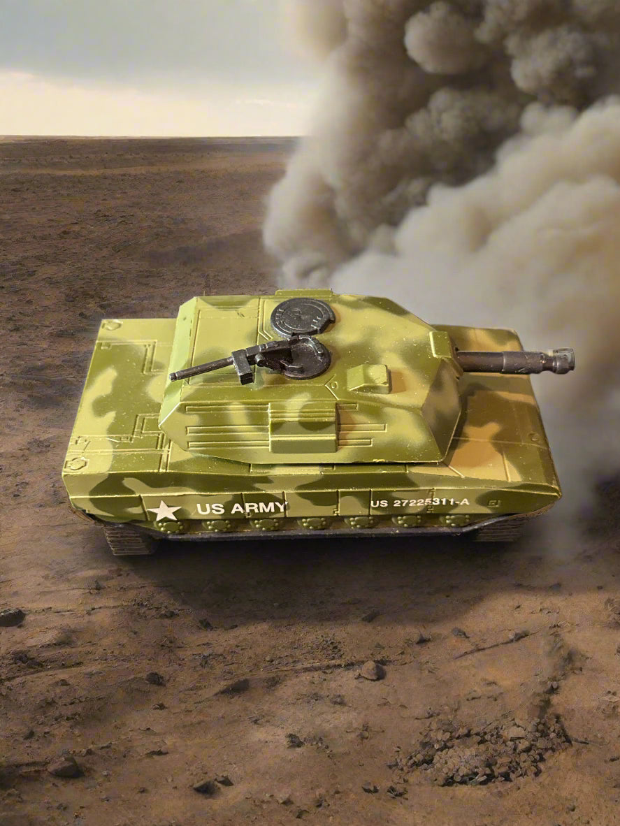 Vintage 1998 Toy Tank Plastic 5" Long