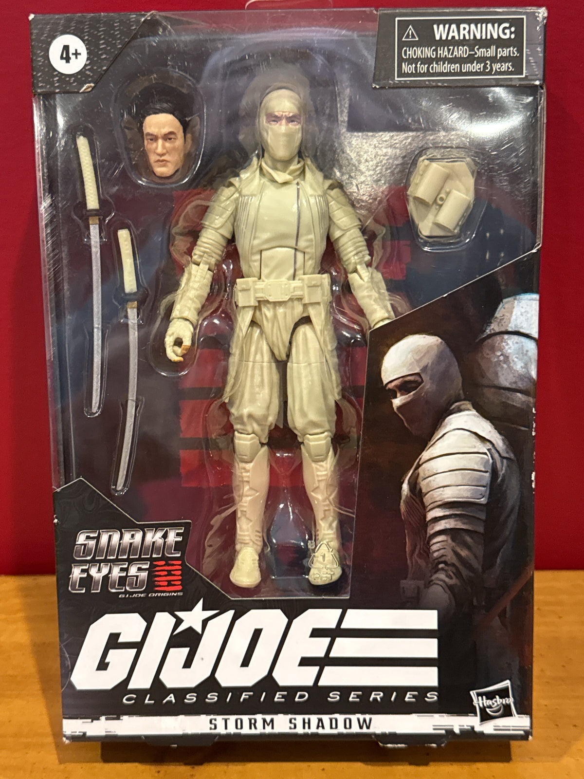 G. I. Joe Storm Shadow Classified Series Action Figure & Weapons 2020 Hasbro New in Box